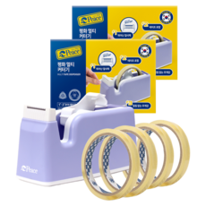 Peace Tools 多功能切割器 + 透明膠帶 2入, 紫色(切割器), 2套