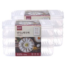 Chef's Ware 餃子年糕收納容器 3入 2.2L, 2個, 單品