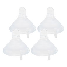 Simba 小獅王辛巴 超柔防脹氣寬口十字奶嘴, S(0個月以上), 4個