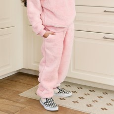 Uravi 兒童羊羔絨基本保暖長褲