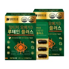 NATURE DREAM rTG Omega-3葉黃素Plus膠囊, 30顆, 1200mg, 2盒