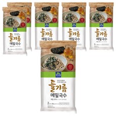 면사랑 들기름 메밀국수 2인분, 256g, 6개