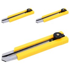 케이디와이 일반타입 고정형 커터칼 25mm KC-70C, 3개