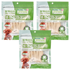 Chewy Time 健康時刻 小型犬 螺旋無穀潔牙骨, 關節養護 小包裝, 雞肉, 135g, 3包