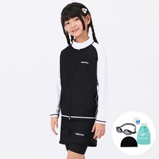 aquatica 拉鍊防磨衣 AQAJJ451 + 三分水陸兩用褲 AQA420 + 一般用泳鏡 5件組