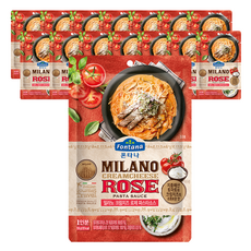 Fontana Milano 奶油芝士玫瑰意大利麵醬袋, 150克, 15個