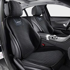 GMZ MOTORS 通風單人座墊 2入, 黑色, 2個