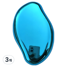 거친언니 깔끔 크로스보더 나노크리스탈 제모기 라이트블루, 3개