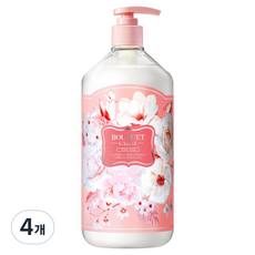 부케가르니 딥퍼퓸 볼륨 트리트먼트 화이트머스크, 1L, 4개