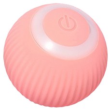 智能滾滾球 粉 貓咪玩具 Type-C充電 智能運動模式, Pink粉, 1個