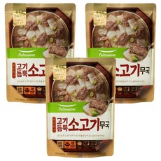 반듯한식 고기듬뿍 소고기 무국, 460g, 3개