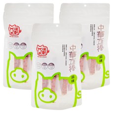 萬味軒 中華直棒蒜味豬肉乾, 無添加人工香精, 120g, 3袋