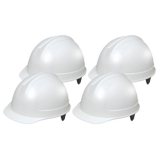 DONGMYUNG 頭盔型安全帽 DMS-1001F, 4個, 象牙白