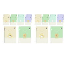 PENPIA 1000 小學線圈筆記本 3-6日記, 隨機出貨, 20個