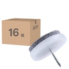 羊毛桌椅腳 120203 中8入 2入 1個, 24mm, 16個