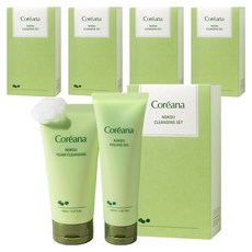 Koreana 綠豆潔面套組 2, 5組