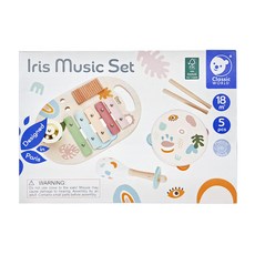 Classic WORLD 客來喜 經典木玩 幼兒音樂啟蒙組 40559, 1組, 花園樂隊