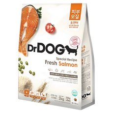 닥터독 강아지 기능성 사료, 피부/피모, 2kg, 1개