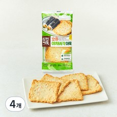 삼진어묵 꼬마 야채사각 어묵 6장, 240g, 4개