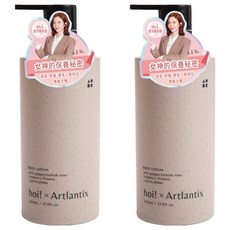 hoi 好好生活 日京山風輕透保濕乳液 粉紅胡椒 土耳其玫瑰 覆盆子花 500ml 台灣, 2瓶