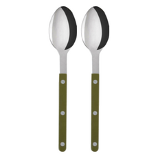 사브르 비스트로 샤이니 디너스푼 21.5cm, 그린펀, 2개