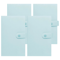 小麥購物 卡片收納本 G569 67g, 4本, 天青藍