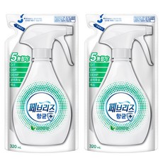 febreze 風倍清 織物除臭噴霧 補充包 清香, 320ml, 2包