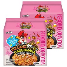paldo 八道 奶油起司辣雞鐵板炒麵 130g*8包, 濃郁奶香與勁辣口感的完美結合