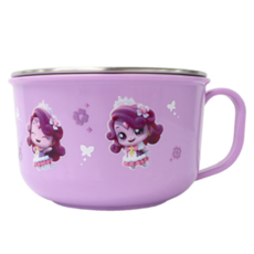 LE BARN AlsongdalseongCatch Teenieping幸運ping防滑不鏽鋼餐碗, 混色, 1個