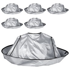 Babion 圓形防水染髮保護罩 大號, 6個, 銀色