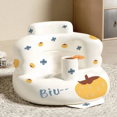 vanibaby 學坐椅 寶寶充氣沙發 南瓜款, 不適用