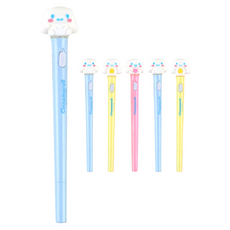 산리오캐릭터즈 시나모롤 피규어 라이트펜 3종 문구세트, 혼합색상(랜덤발송), 2세트