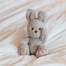 Teddy TaleS Rena Bunny Y year 玩偶 M, 煙灰色, 1個, 38cm