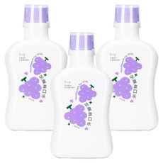 oh care 歐克威爾 兒童漱口水 葡萄, 350ml, 3瓶