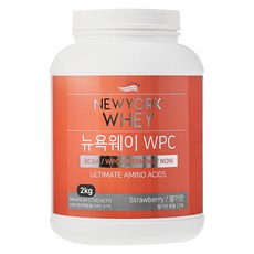 뉴욕웨이 WPC 딸기맛 단백질 보충제, 2kg, 1개