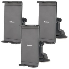 Bullsone 勁牛王 儀表板平板手機支架, 3個, 黑色