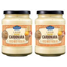 폰타나 라치오 베이컨 까르보나라 파스타소스, 430g, 2개