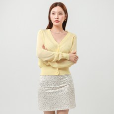 엘쏘 브이넥 뷔스티에 끈 나시 플라워 무지 & 미니 원피스