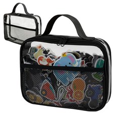 HANEE 透明收納袋, 2個, 黑色