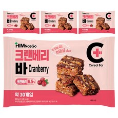 迷你蔓越莓穀物棒, 300g, 4袋