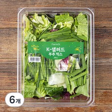 팜에이트 K-샐러드 부추 믹스, 250g, 6개