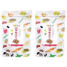 元氣家 椒麻花生 酥脆可口 微辣微麻 下酒菜 200g, 2包