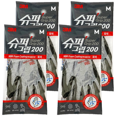 3M Super Grip 手套 200, 灰色, 4個