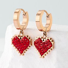 NOID-B 愛心造型耳扣式耳環