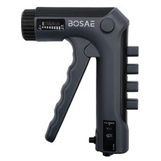 BOSAE 可調節強度計數握力器鋼琴指力器, 深灰色, 1個