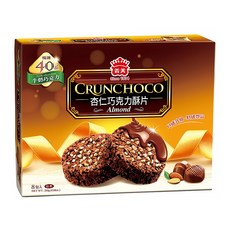 義美 杏仁巧克力酥片 牛奶巧克力, 280g, 1盒