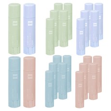 deLi 得力 玉米粉Glusstick 小型黏合貼 4種*3入組 9g, 2套