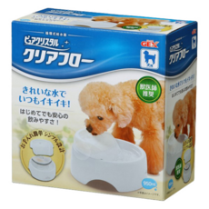 GEX 圓滿平安濾淨飲水皿, 適用於貓狗, 1.8L大容量, 過濾食物殘渣/毛髮/灰塵, 粉紅色, 1個