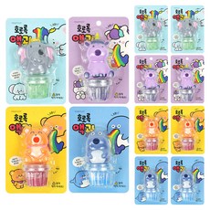 Pinkfoot 動物造型史萊姆捏捏樂玩具 4款組, 混色, 3組