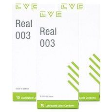 EVE Real 003 남성용 콘돔, 10개입, 3개